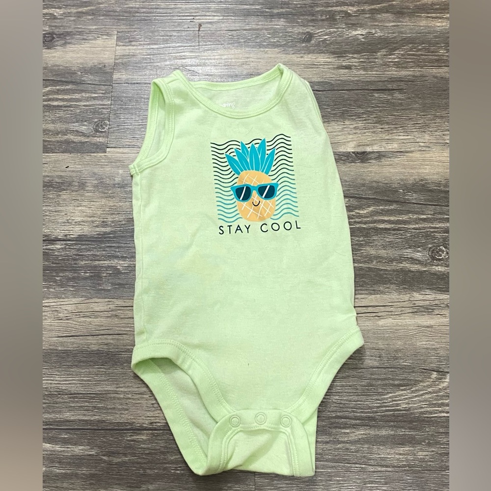 Summertime sleeveless onesie ☀️